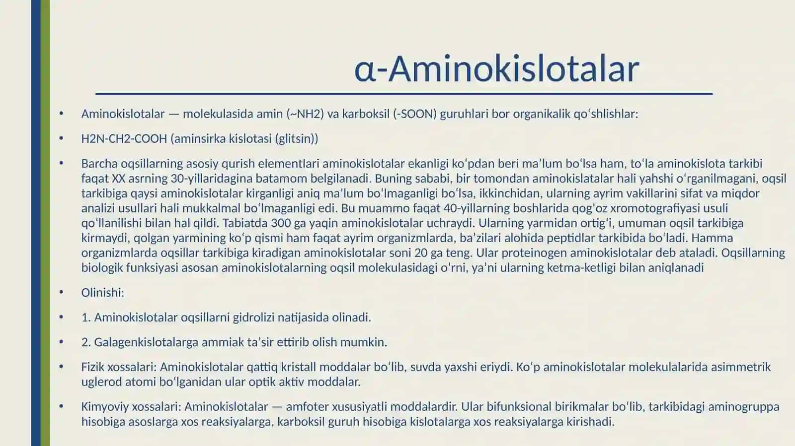 Aminokislotalar 3