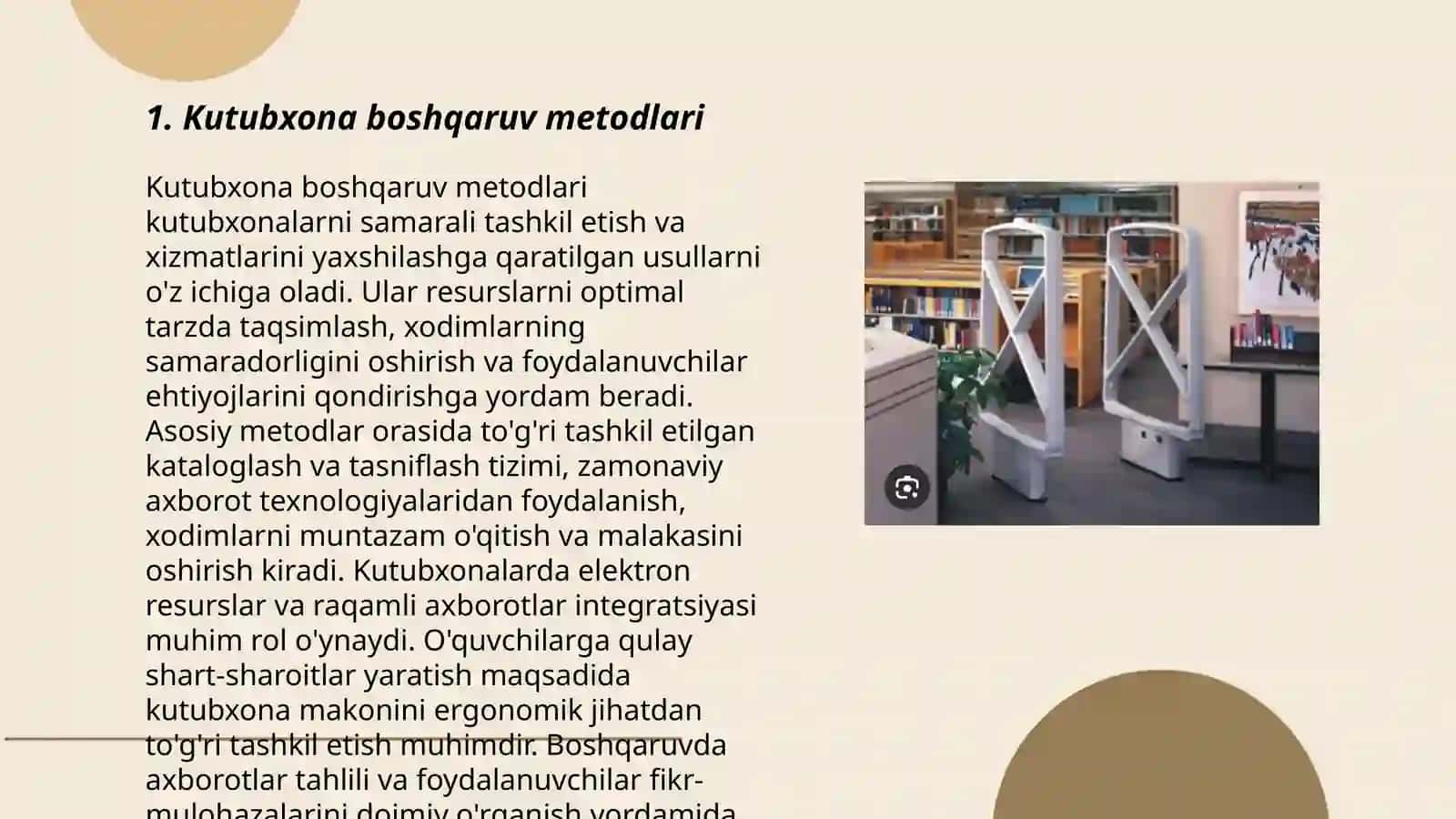 Kutubxonada mehnatni boshqarish usullari 3