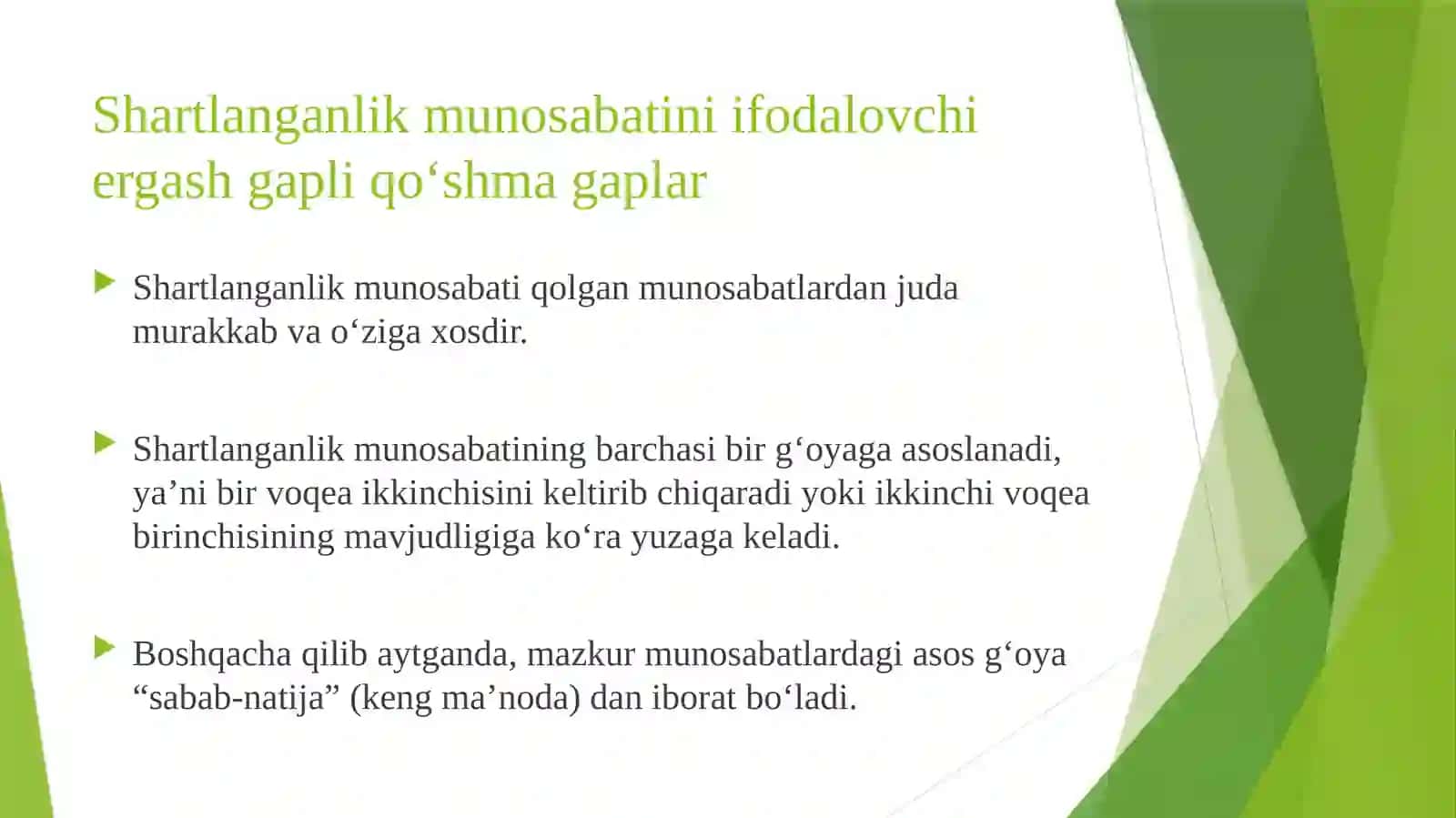 Sabab,shart,maqsadergashgapliqoʻshmagaplar 3