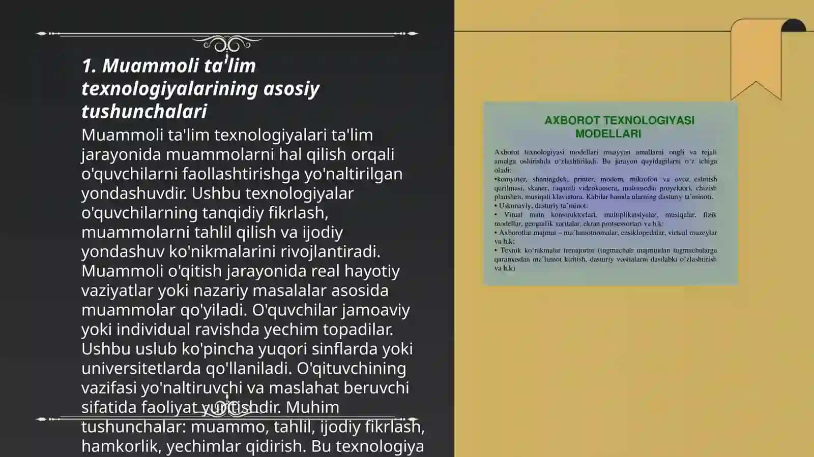 Muammoli ta'lim texnologiyalari 3