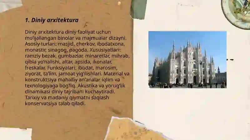 Diniy arxitektura 3