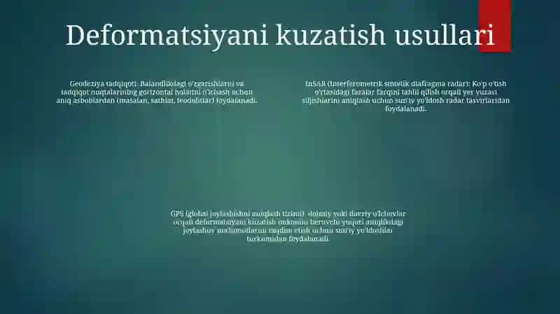 Bino Va Inshootlarning Deformatsiyasini Kuzatish 3