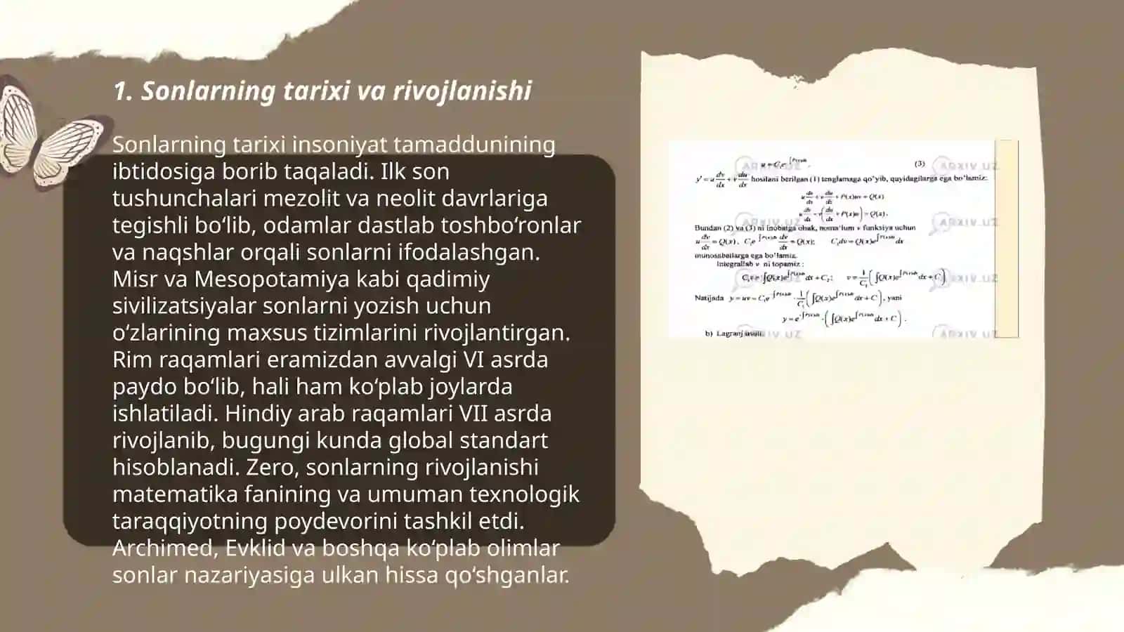Minglik mavzusida sonlarni nomerlashni o’rgatish metodikasi va ular ustida amallar bajarish metodikasi 3