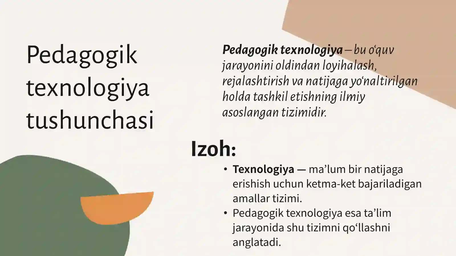 O‘quv jarayonini tashkil etishda zamonaviy pedagogik texnologiyalar 3
