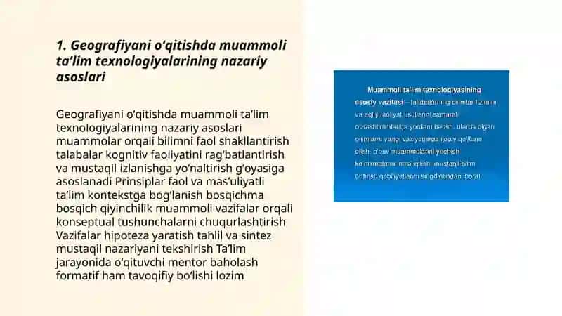 Geografiyani oʻqitishda muammoli taʼlim texnologiyalari 3
