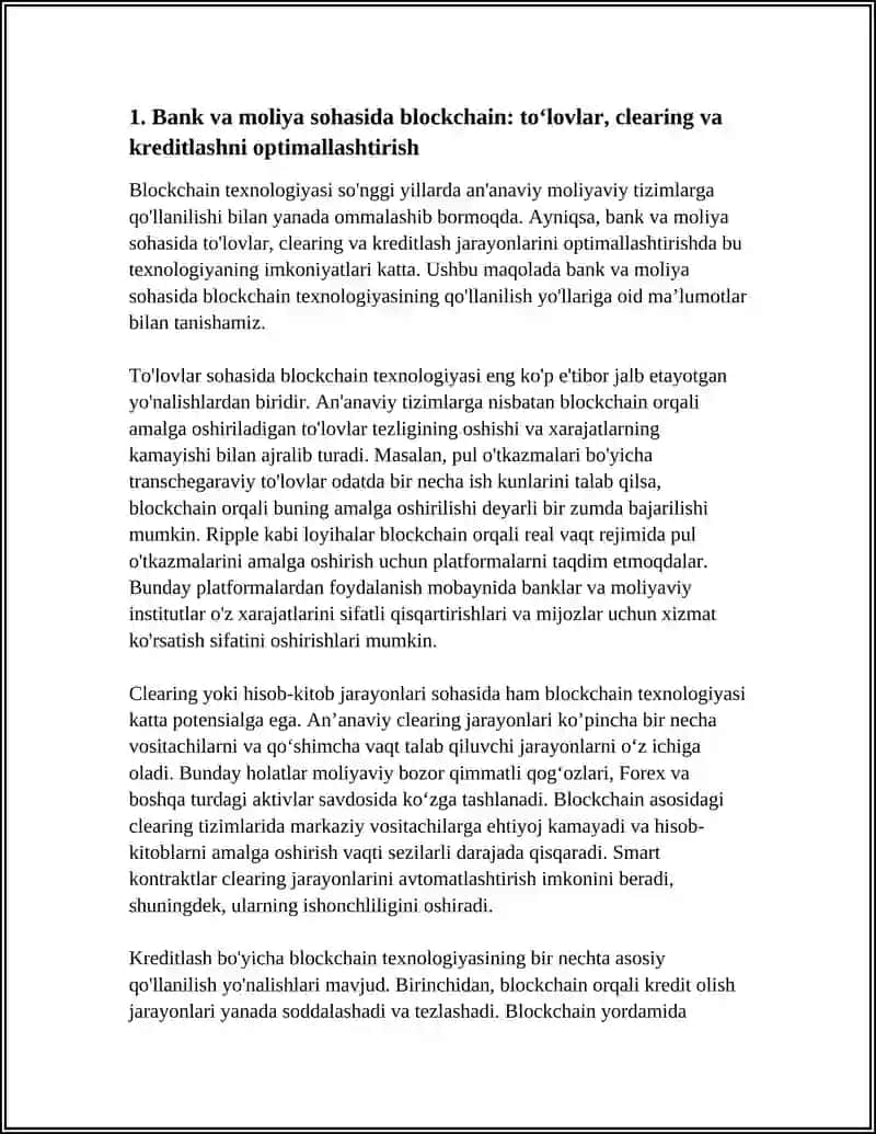 MILLIY IQTISODIYOTNI TURLI SOHALARIDA BLOCKCHAIN TEXNOLOGIYASIDA FOYDALANISH YO'LLARI 3