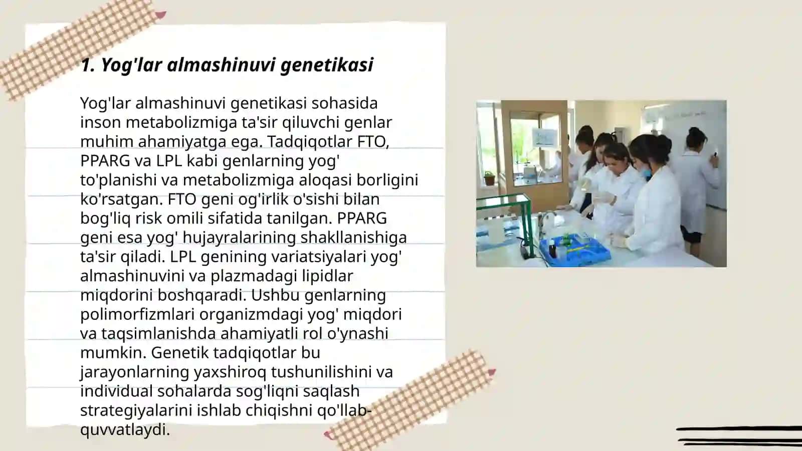 Yog'lar almashinuvining irsiy buzilishlari 3