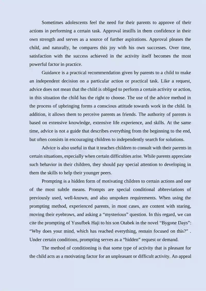THE IMPORTANCE OF EDUCATIONAL METHODS AND MEANS IN RAISING CHILDREN IN THE FAMILY 3
