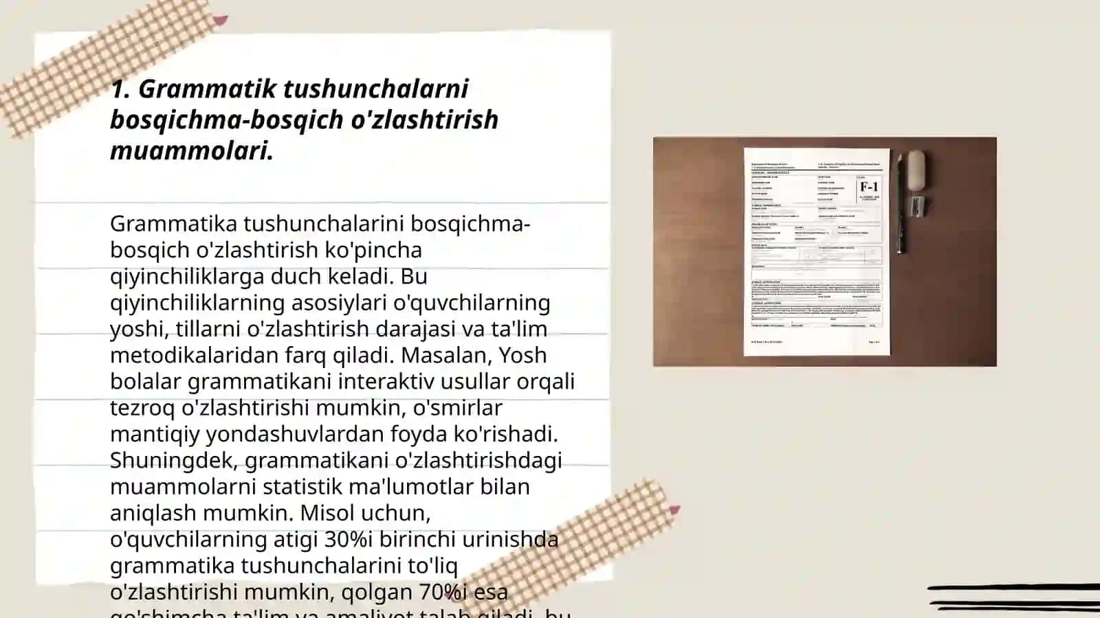 Boshlangʻich sinflarda grammatik tushunchalarni oʻzlashtirishdagi qiyinchiliklar va ularni bartaraf etish yoʻllari 3