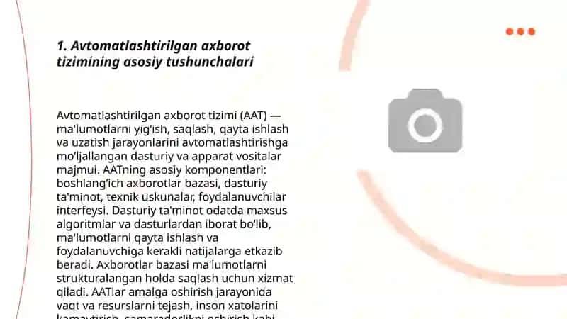 Avtomatlashtirilgan axborot tizimining konseptual modeli 3