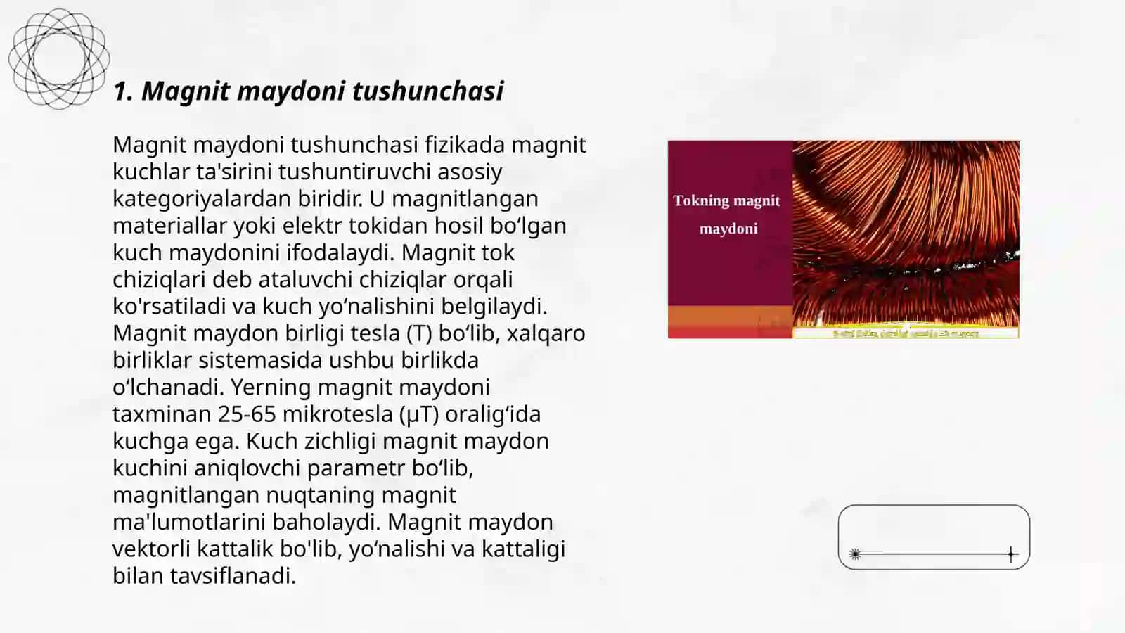 Magnit maydonida zaryadli zarraning harakati 3