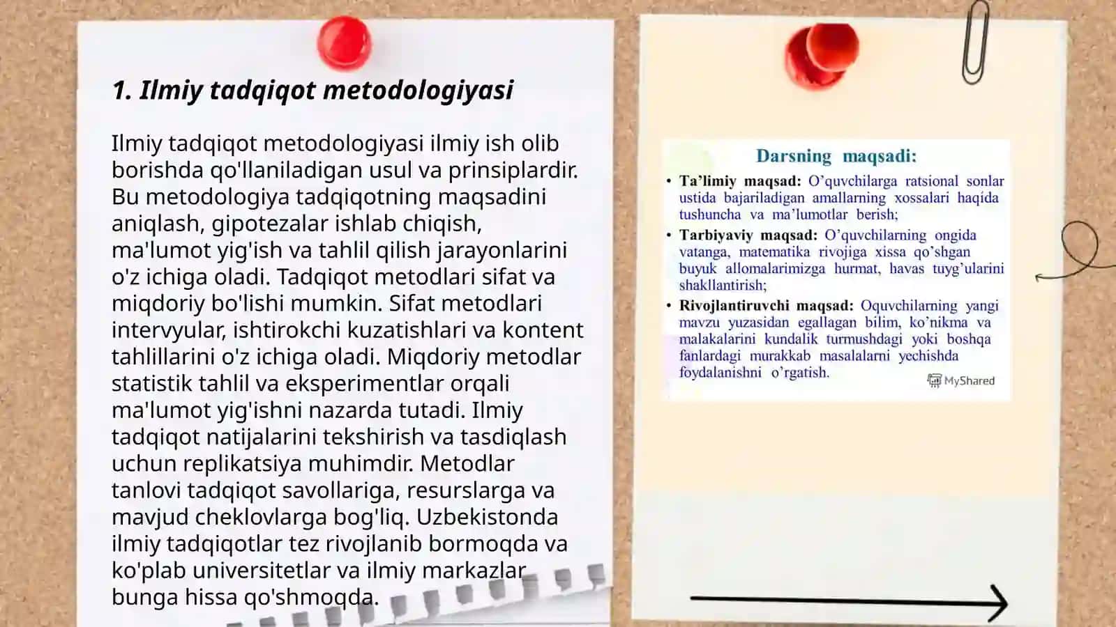 Magistr o’zi tanlagan maxsus, ixtisoslashgan fanidan metodologik xulosa yozish 3