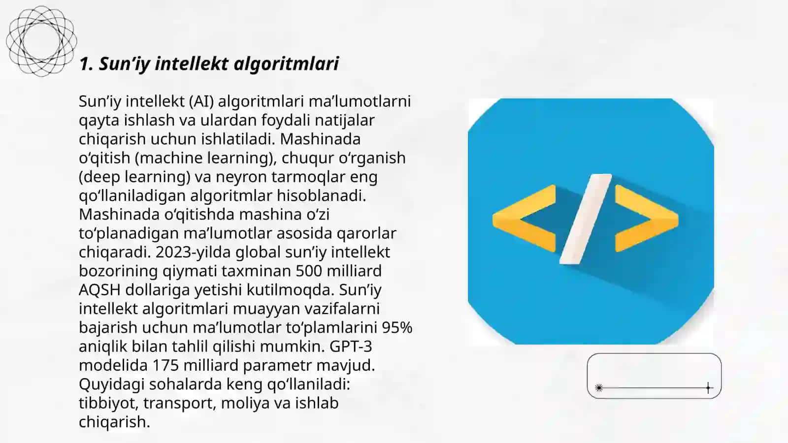 Sun’iy intellekt algoritmlari 3