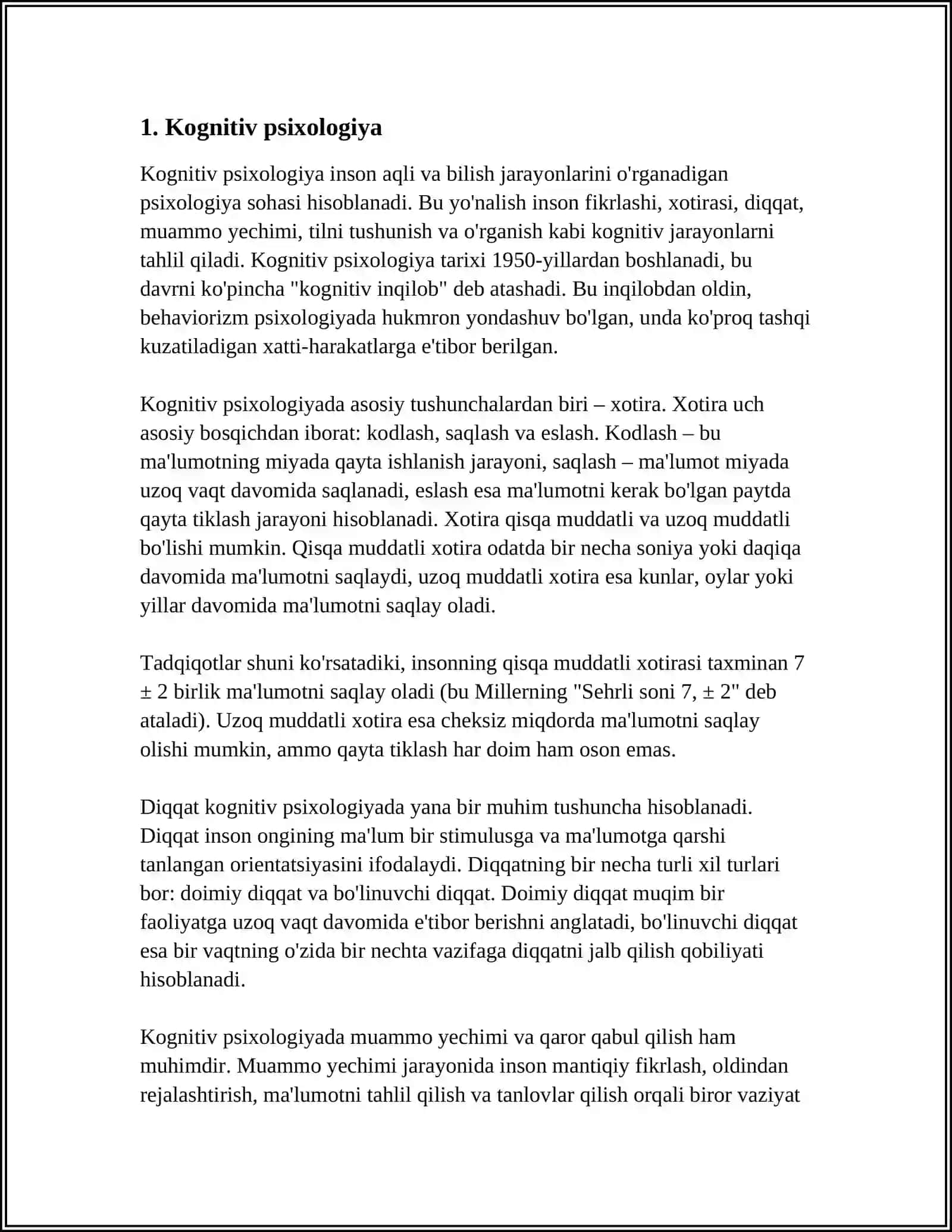 ZAMONAVIY PSIXOLOGIK MAKTABLAR 3