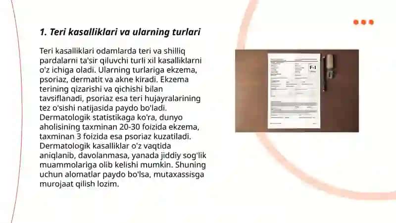 Teri kasalliklari va ularning turlari 3