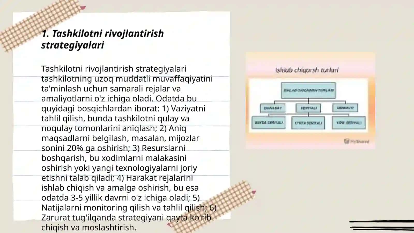 Tashkilotni rivojlantirish strategiyalari 3