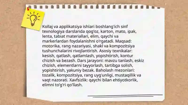 Texnologiya fani darslariga integratsion yondashuv 3