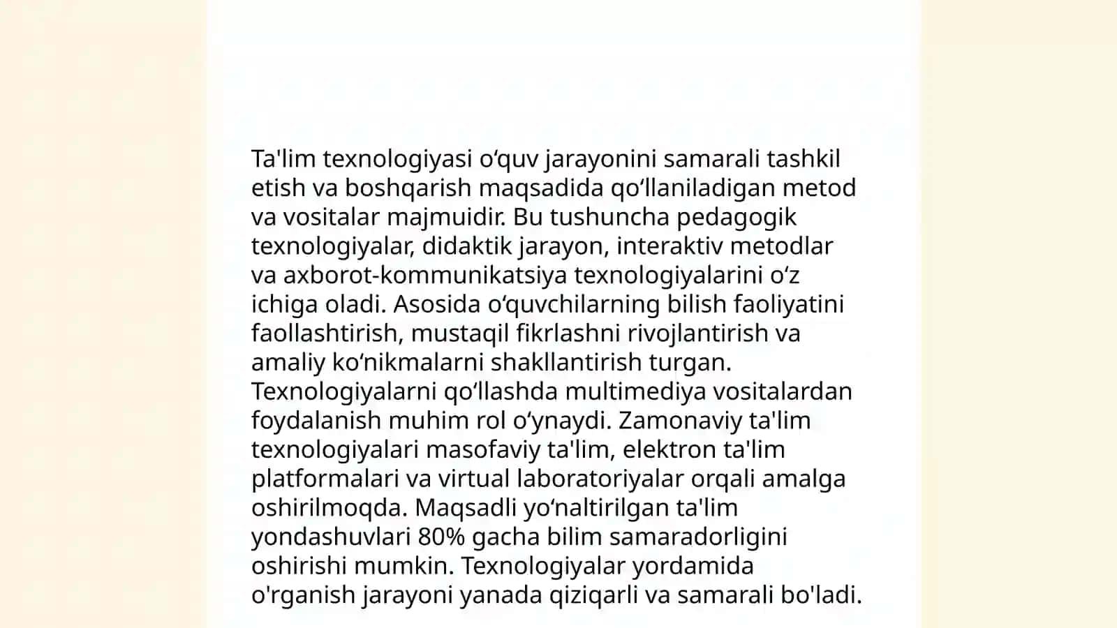 Ta'lim Texnologiyasi 3