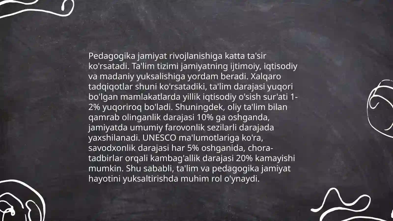 Pedagogika fanining jamiyat taraqqiyotida tutgan o‘rni 3