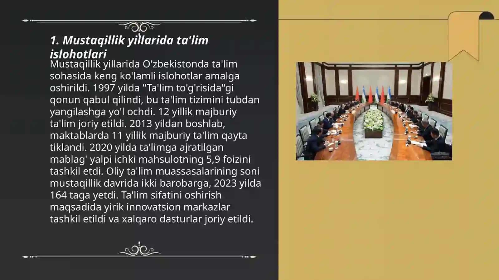 Mustaqillik yillarida ta'lim islohotlari 3