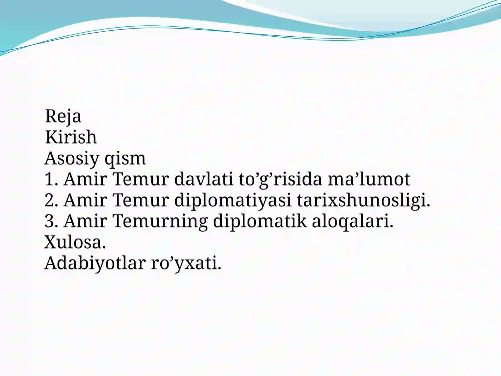 Amir Temurning G'arbiy Yevropada vlaatlar bilan aloqalari 3