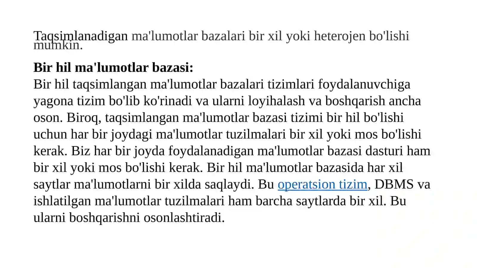 Katta ma’lumotlarni qayta ishlash texnologiyalari 3