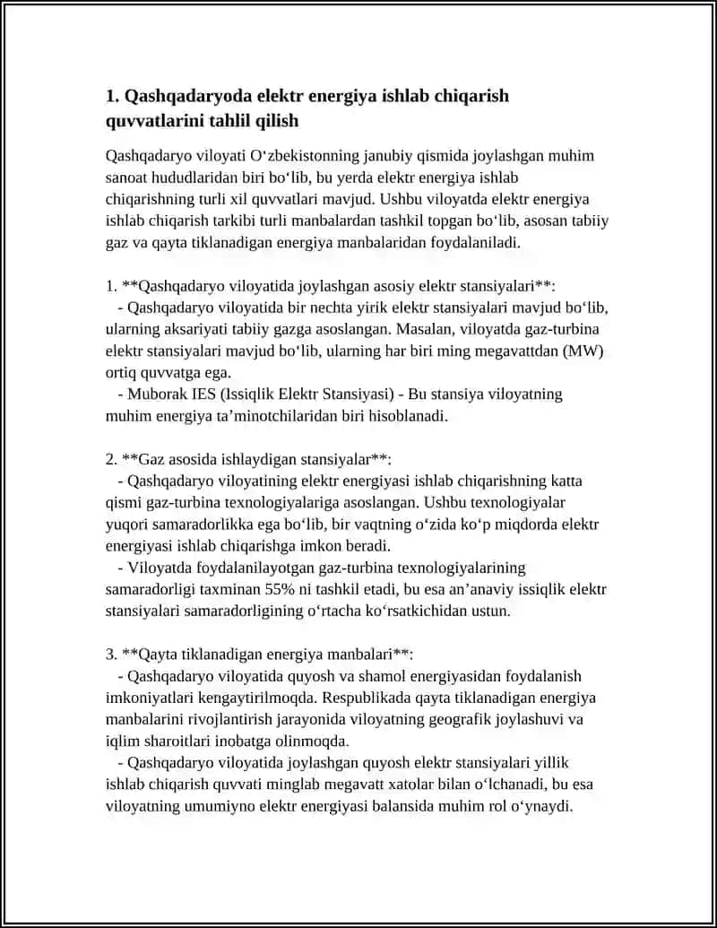 QASHQADARYODA ELEKTR ENERGIYA SANOATI 3