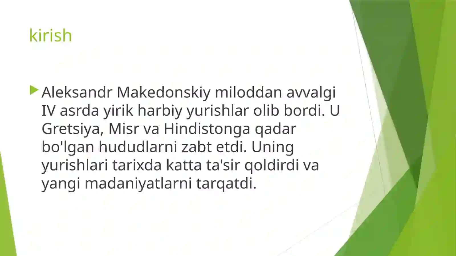 Aleksandr Makedonskiyning harbiy yurishlari 3