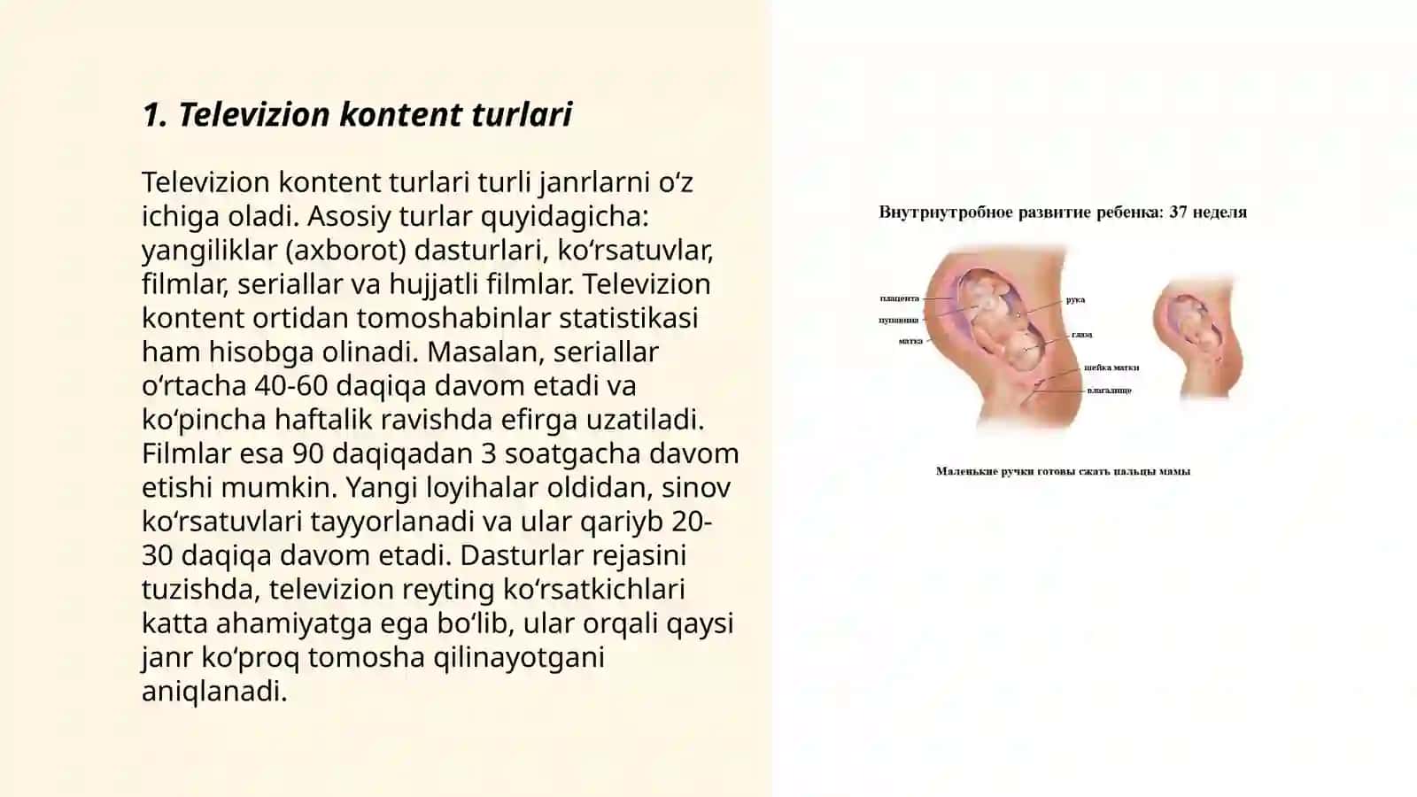 Televidiniye-koʻnngilochar sanoat sifatida 3