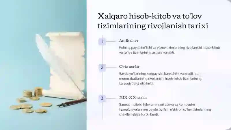 Xalqarohisob-kitobvato'lovtizimlari 3