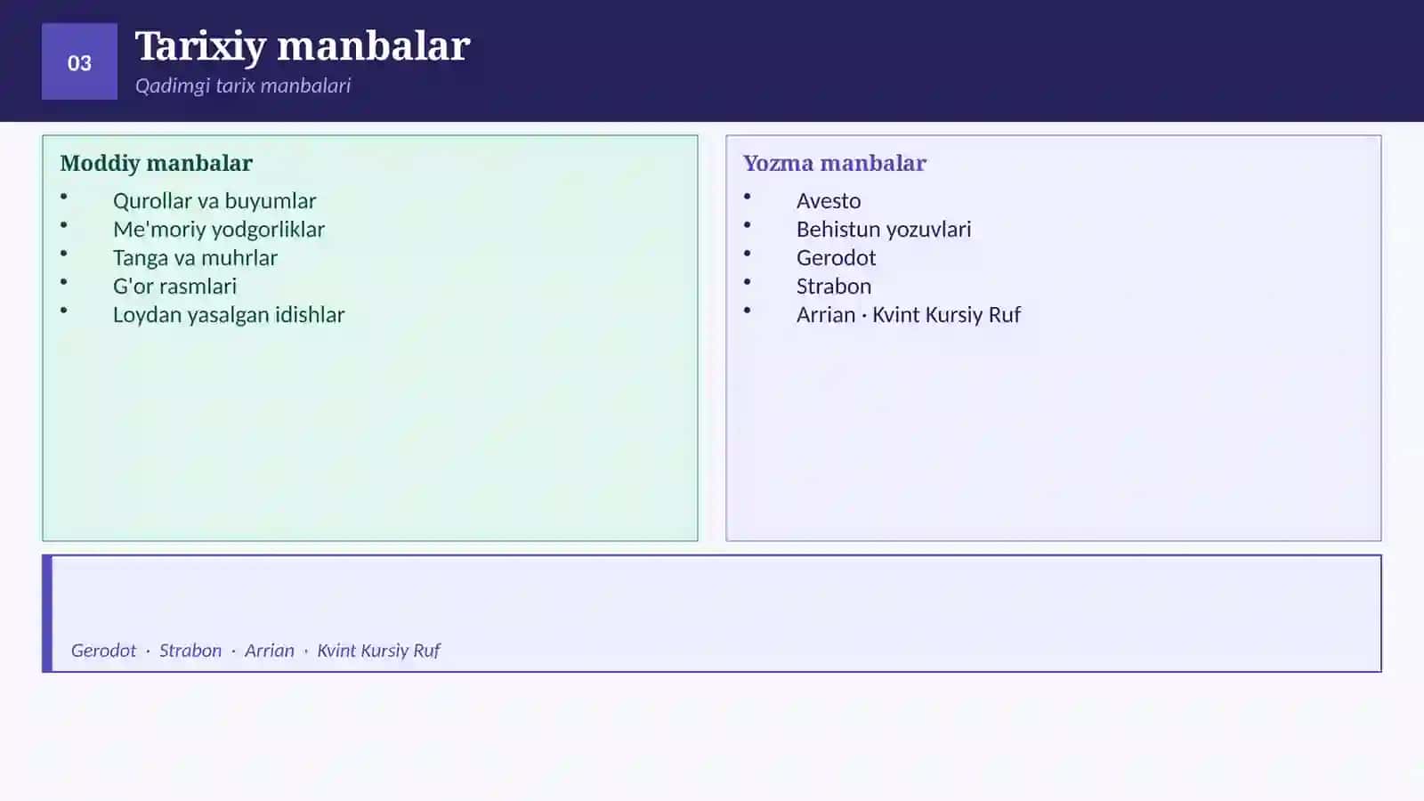 Qadimgi tarix – insoniyat taraqqiyotining boshlanishi 3