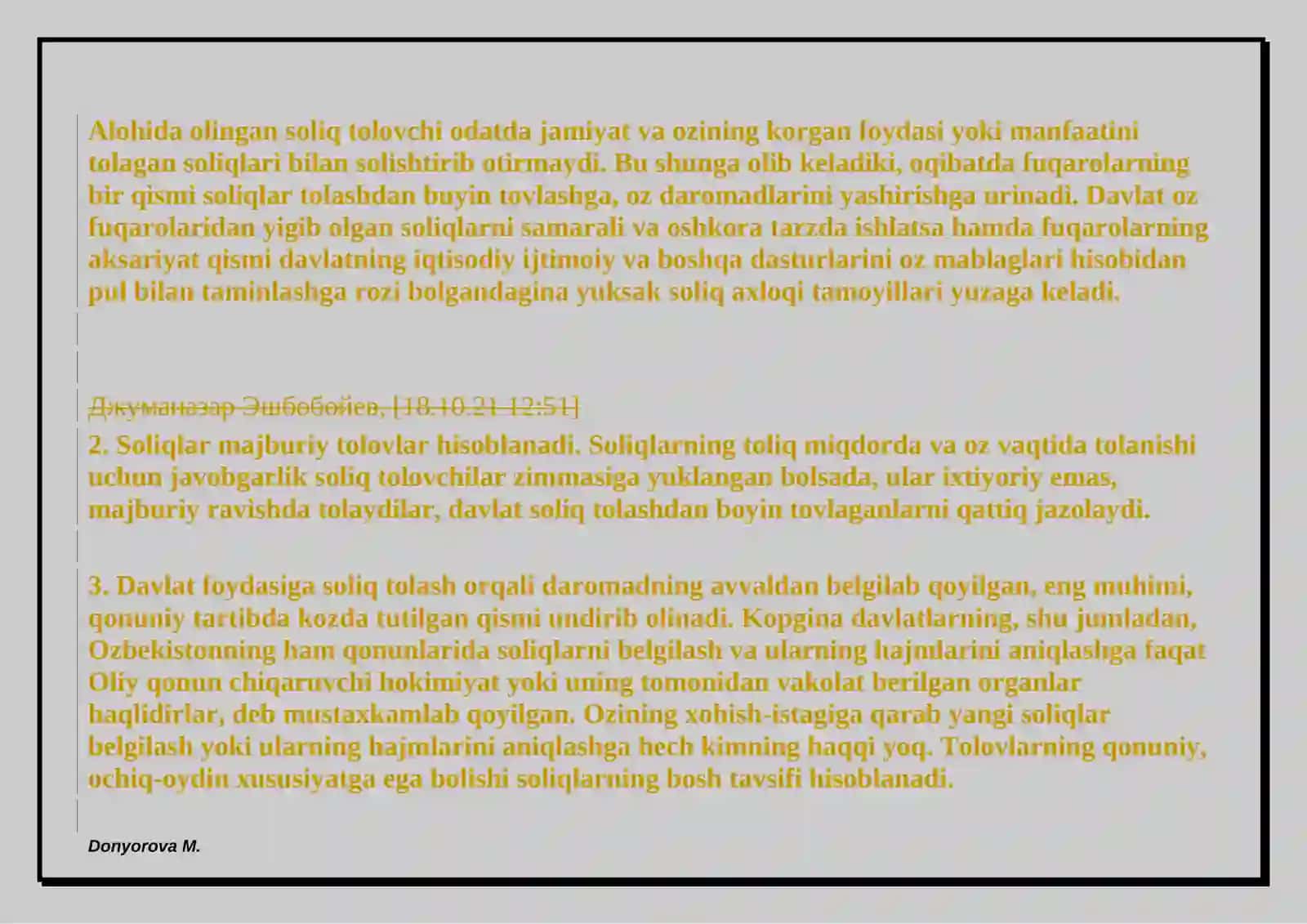 Soliqlarning umumiy belgilari, Soliqlarning davlat budjeti daromadlaridagi o'rni 3