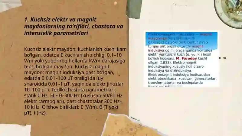Kuchsiz elektr va magnit maydonlarining fiziologik ta’siri 3