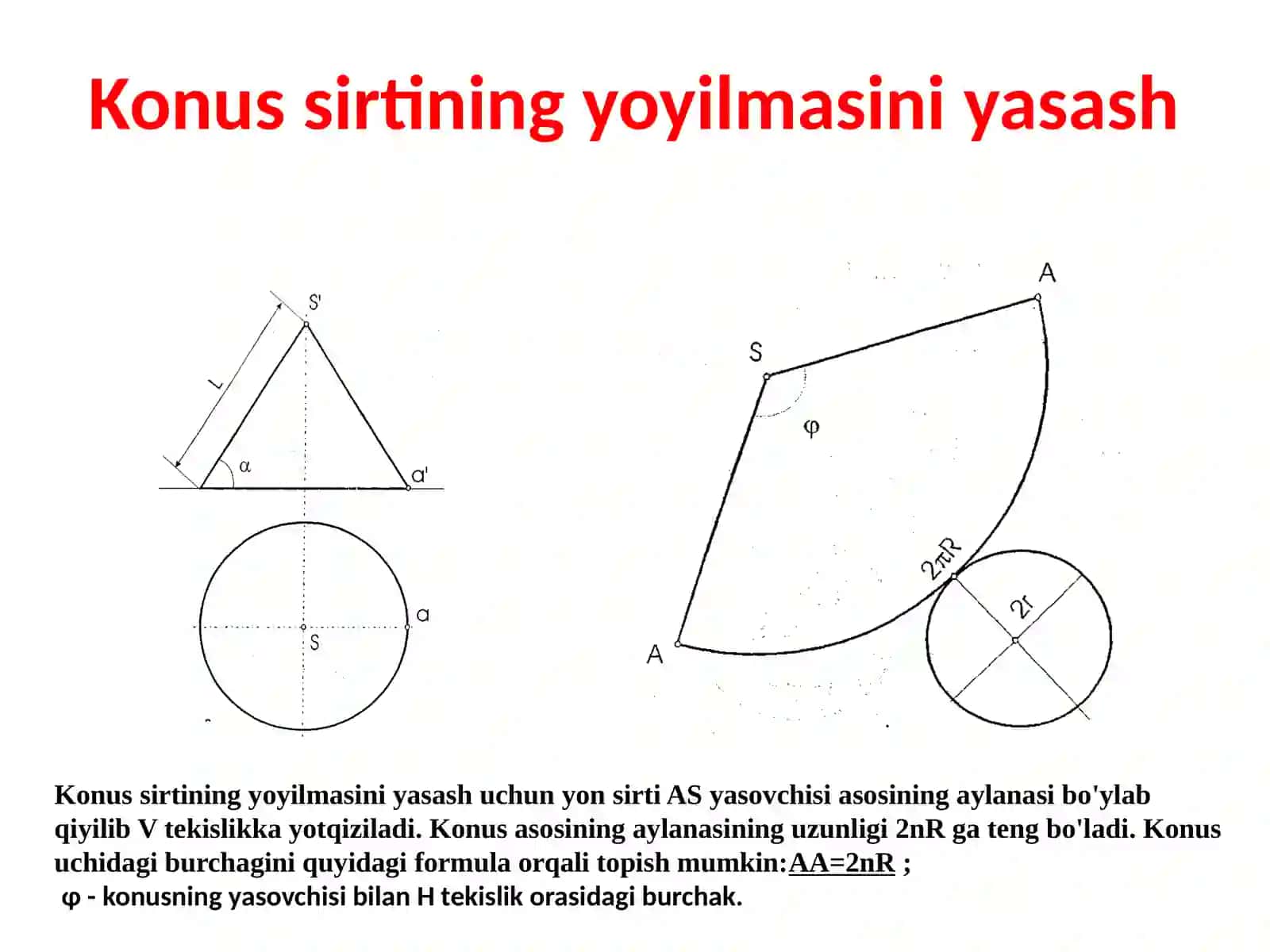 Ko’pyoqliklar kesishuvi va yo’yilmalari yasash 3