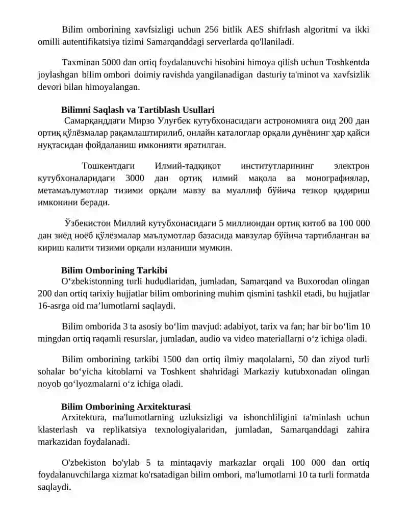 Bilimni Tahlil qilish va Qayta Ishlash 3