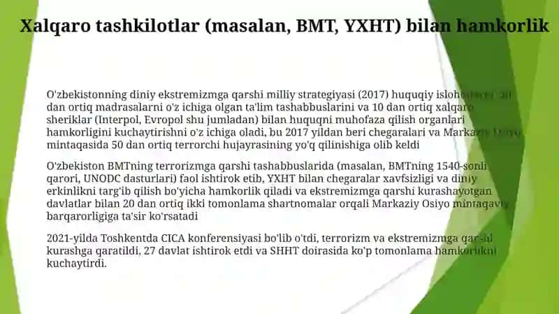 O'zbekistonning diniy ekstremizmga qarshi milliy strategiyasi (2017) 3