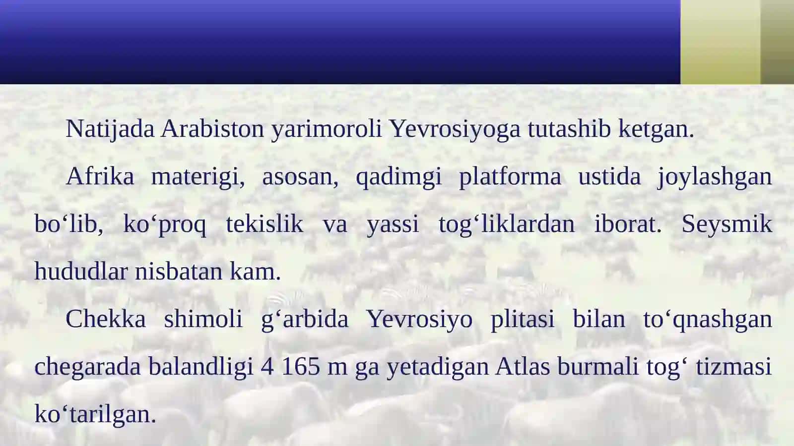Geologik tuzilishi va foydali qazilmalari 3