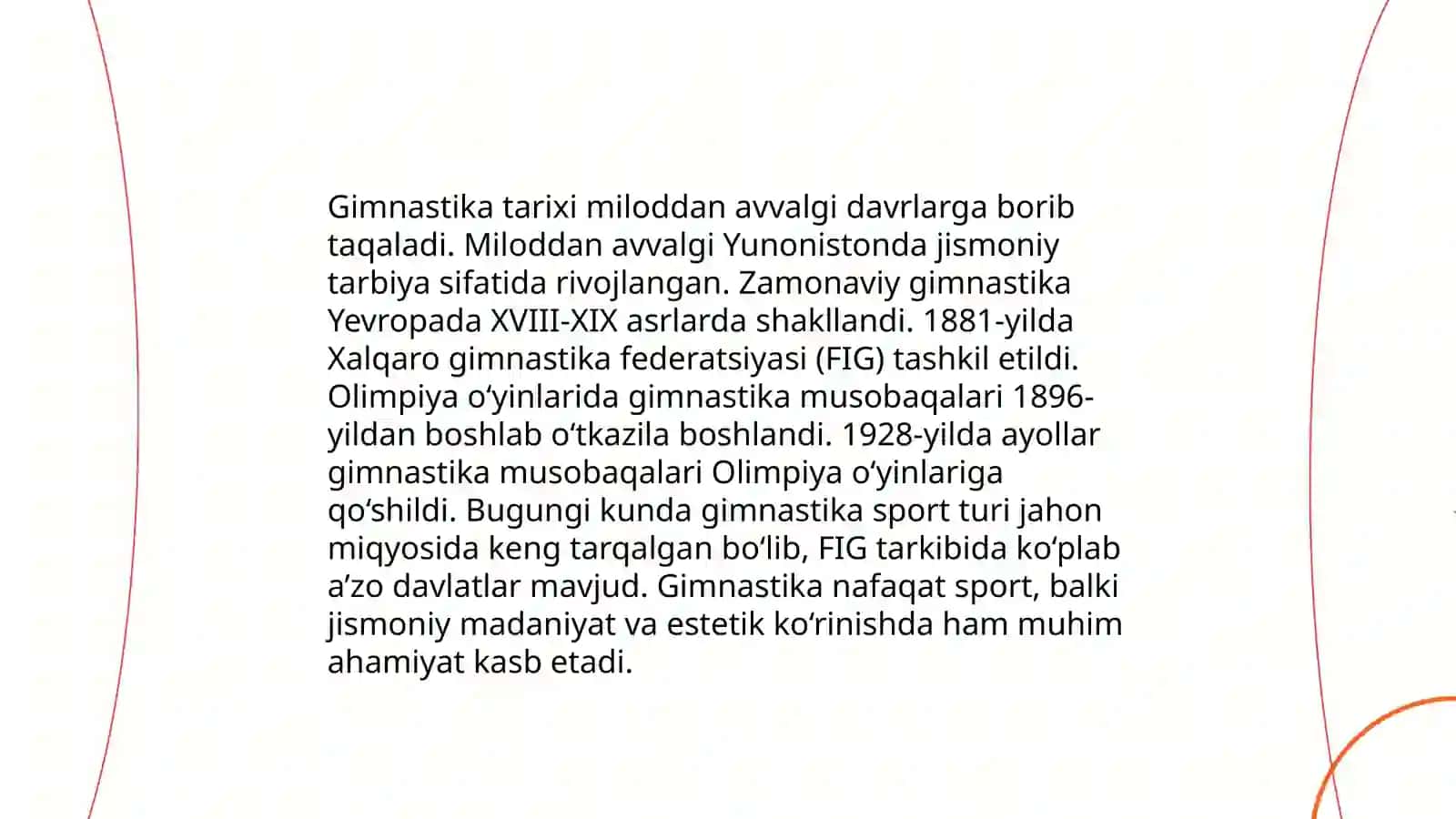 Gimnastika va uni o‘qitish 3