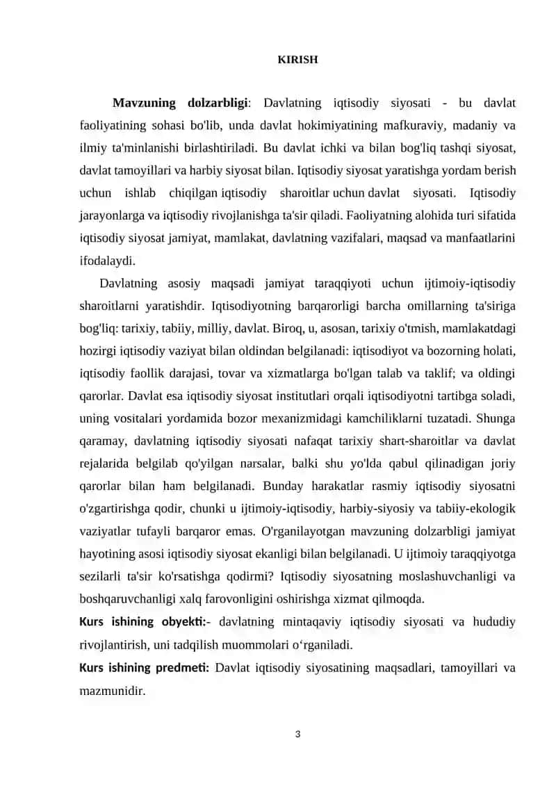 Davlatning mintaqaviy iqtisodiy siyosati va hududiy rivojlantirish 3