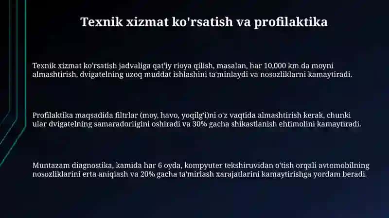 Avtomabil transport vositalarining xizmat muddatinioshirishusullari 3