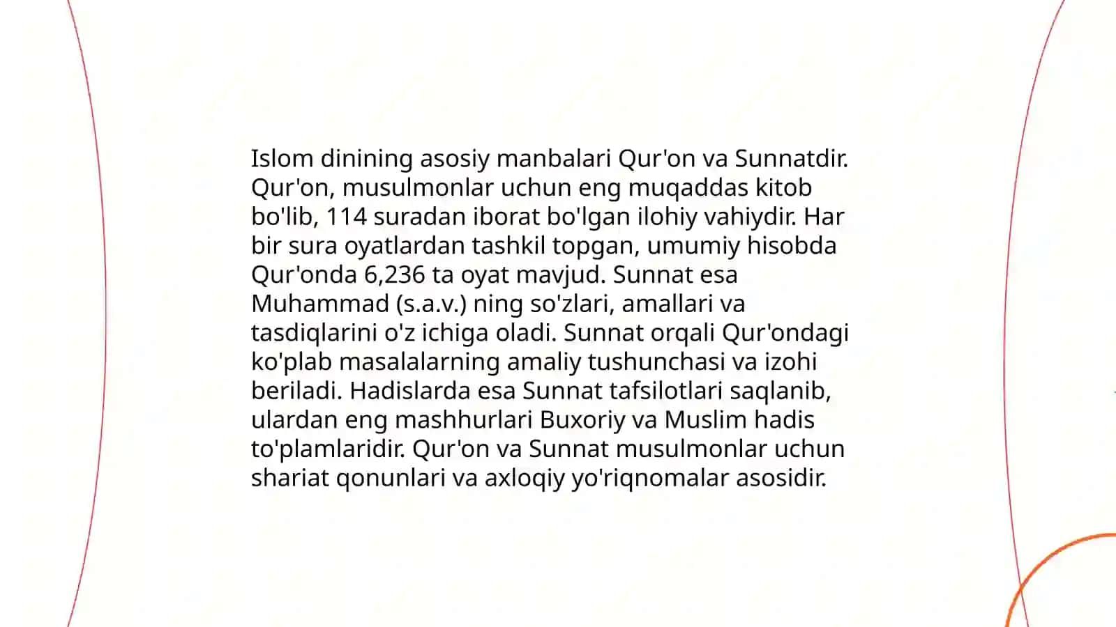Islom dini manbalari, aqidaviy maktablari va ularning hozirgi davrdagi ahamiyati 3