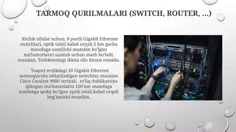 Optik tolali kabellar yordamida kompyuter tarmogʻini tashkillash 3