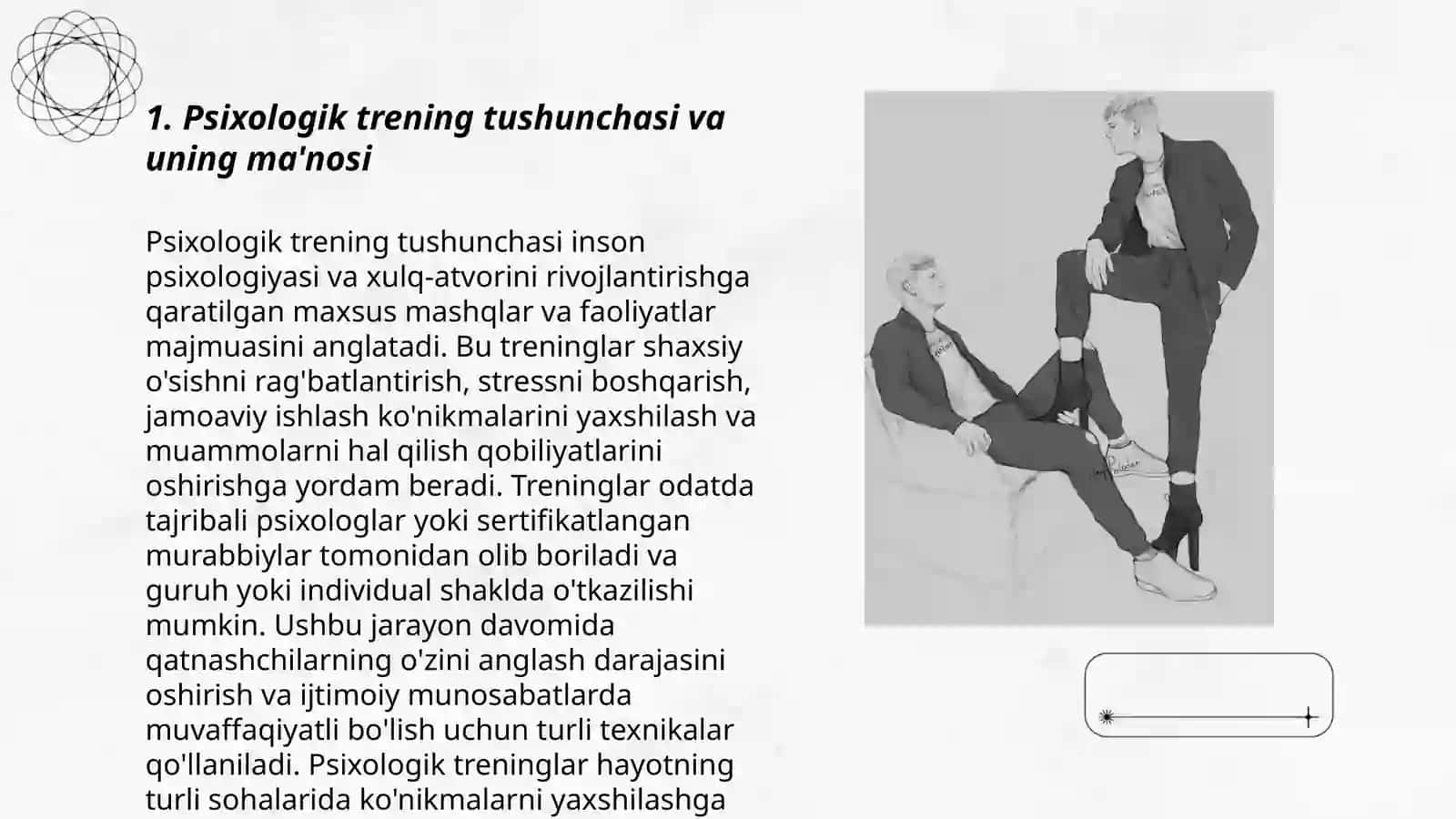 Psixologik trening tushunchasi va uning mohiyati 3