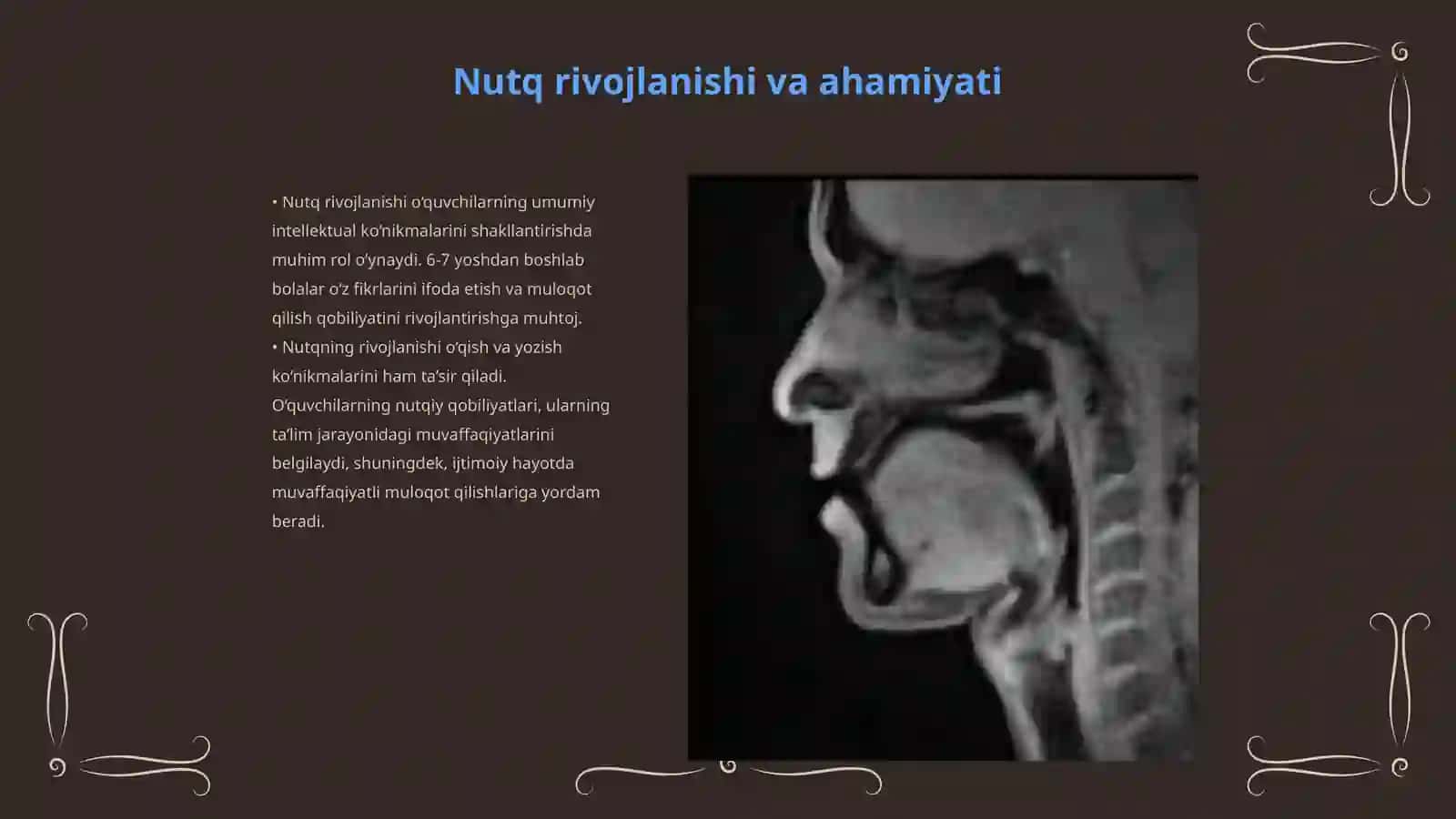 O‘QUVCHILAR NUTQINI O‘STIRISH, BILIMINI NAZORAT QILISH (BAHOLASH) METODIKASI 3