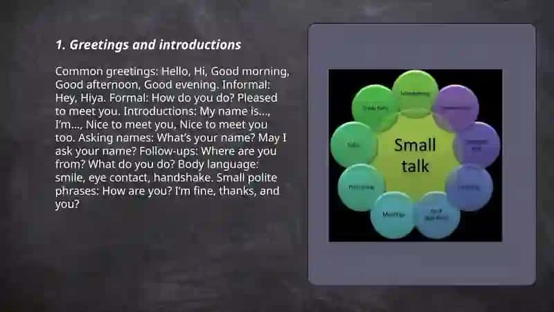 Making Small Talk 3
