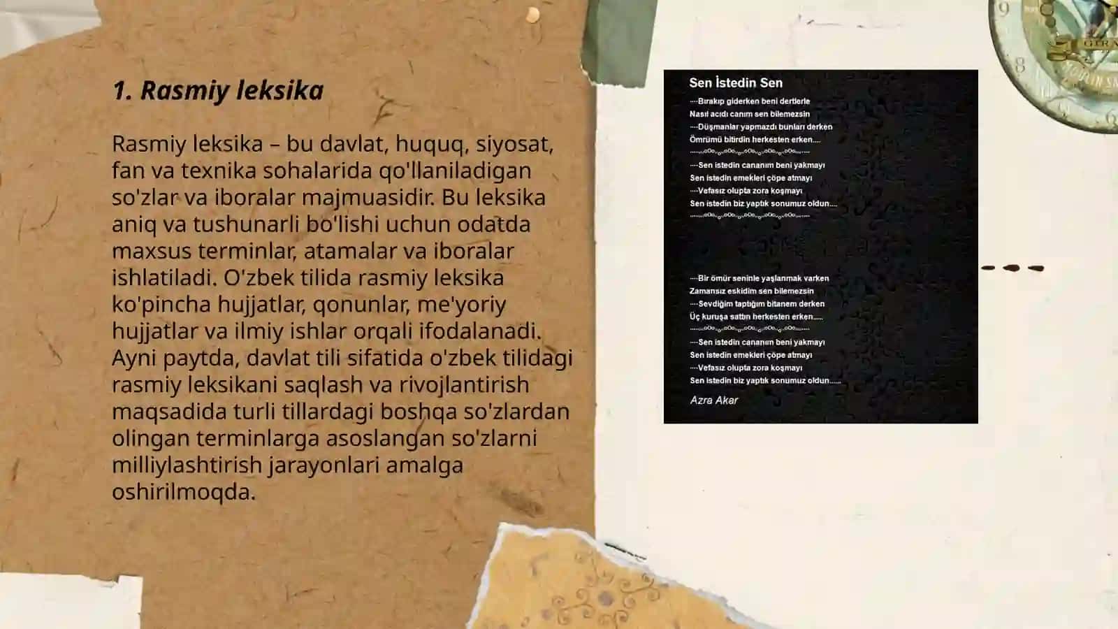 Turkiy tillar leksikasining isteʼmol doirasiga ko'ra tasnifi 3