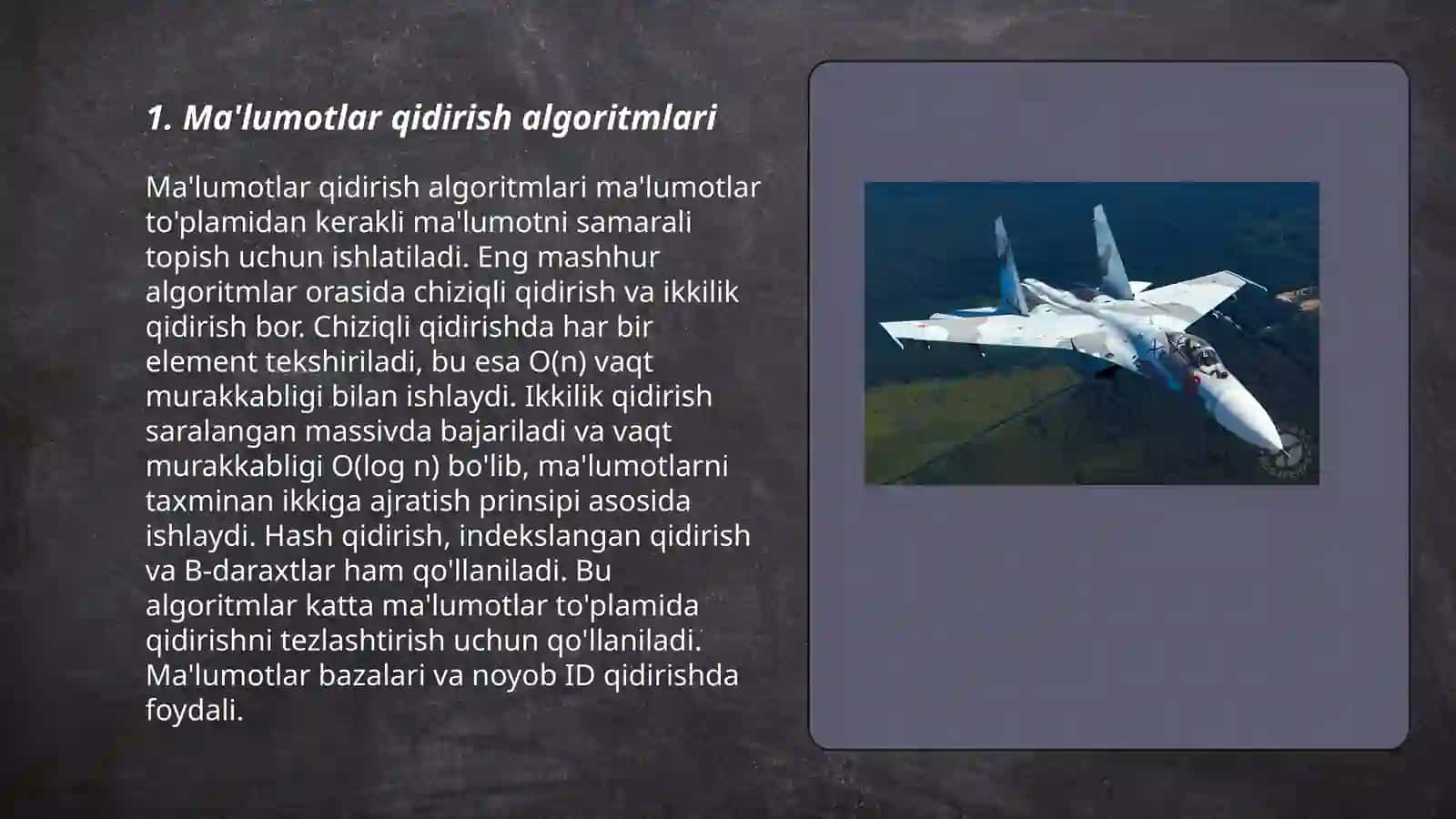 Ma'lumotlar qidirish algoritmlari 3