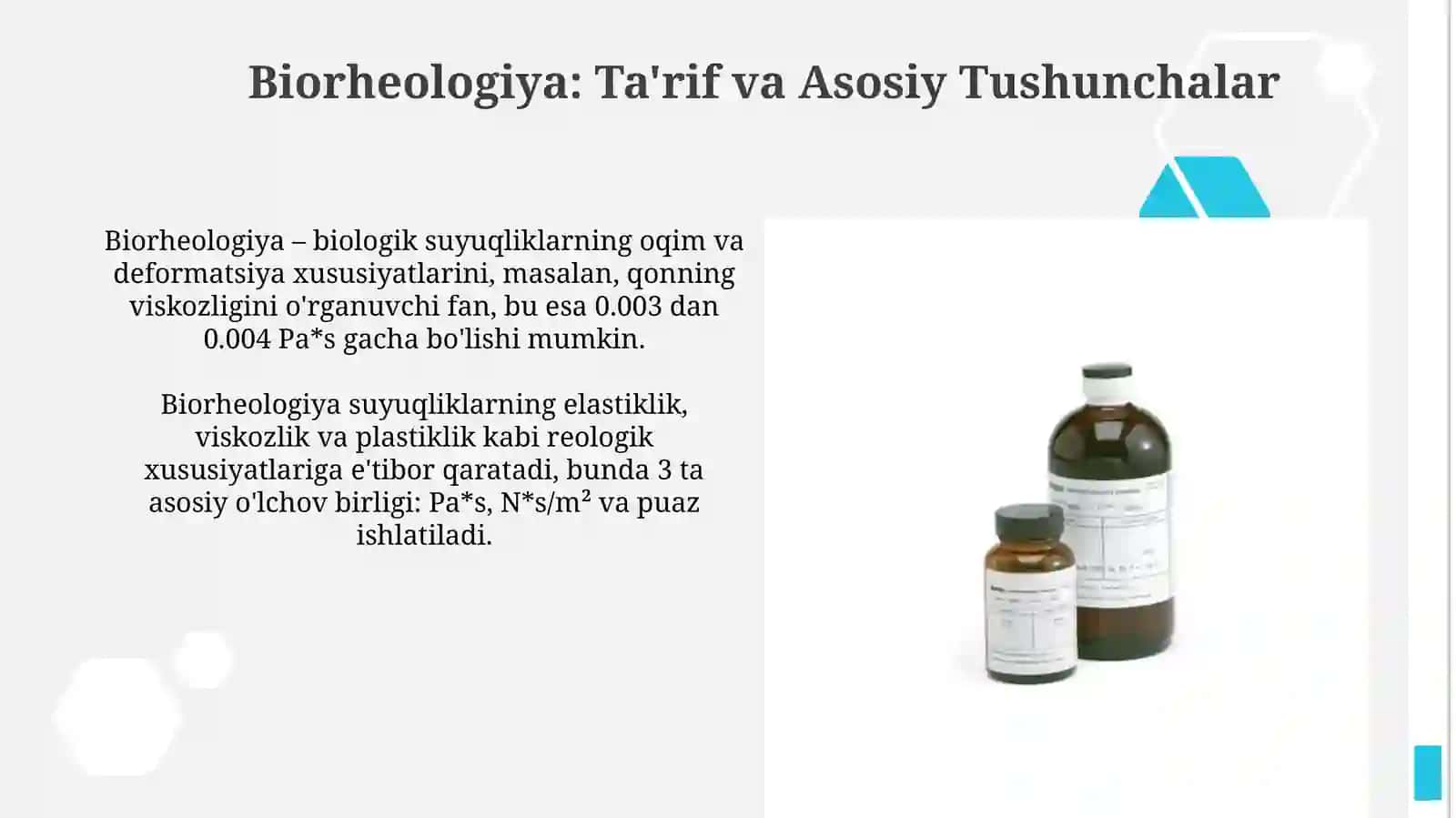 Biorheologiya va Biologik Suyuqliklar 3