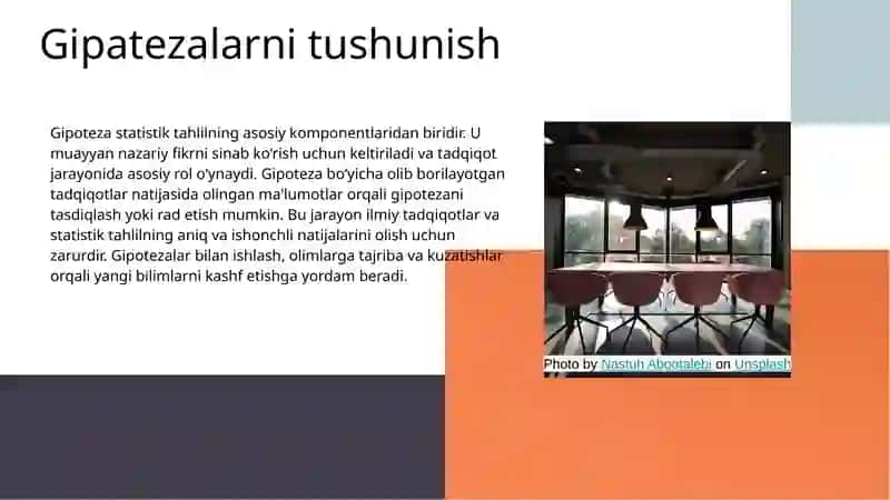 Gipatezalar va ularning amaliy qo'llanilishi 3