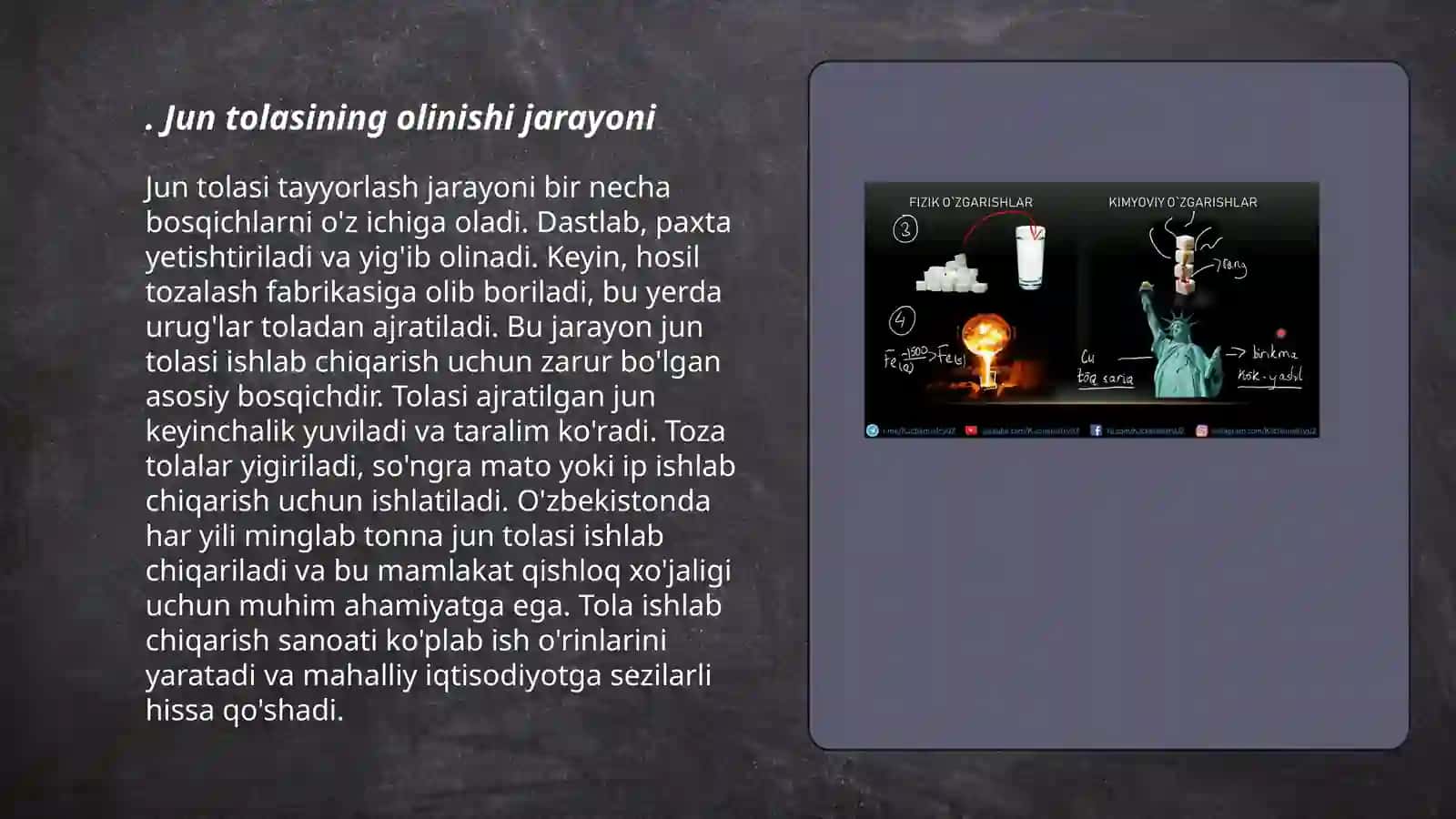 Jun tolasini olinishi kimyoviy xossalari va ishlatilishi 3